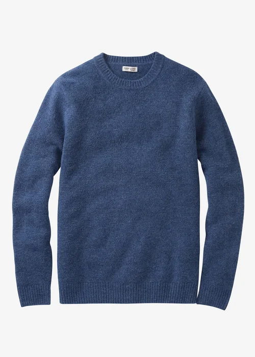Cotton Traders Blue Dusk Cosy Knit Crew Neck Jumper - L Image 4