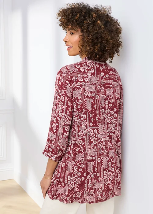 Cotton Traders Ruby Printed Crinkle Tunic - 12 Image 3