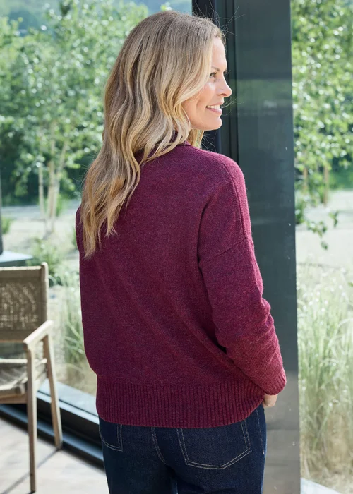 Cotton Traders Ruby Lambswool Rich Collared Jumper - 8 Image 3