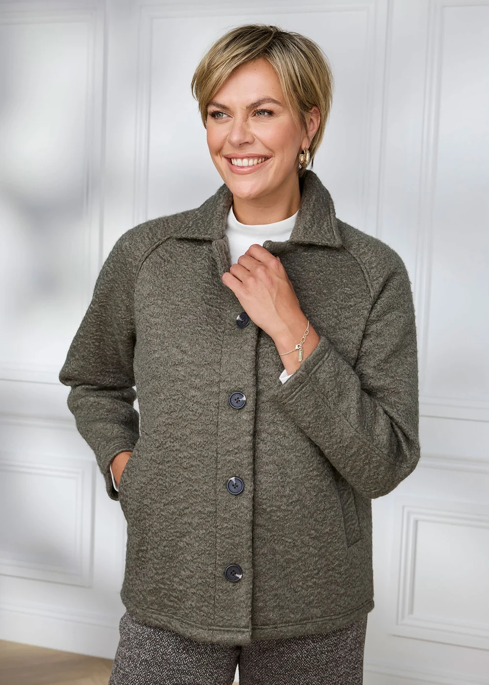 Cotton Traders Dark Forest Textured Jacket - 10 Image 2