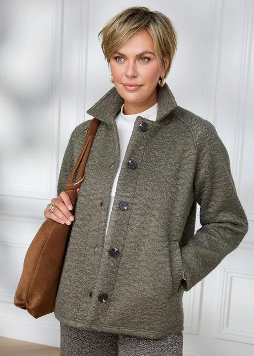 Cotton Traders Dark Forest Textured Jacket - 10 Image 1