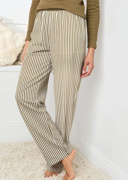 Cotton Traders Multi 2 Pack Cotton Rich PJ Bottoms - 16 Image 2