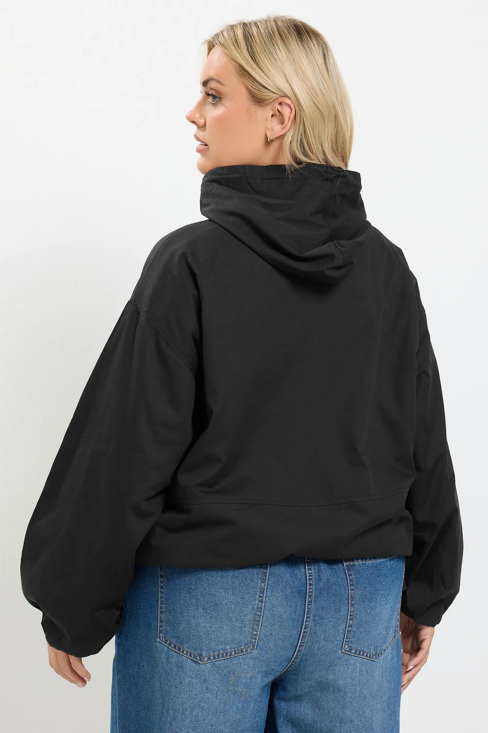 Yours Curve Black Utility Cotton Jacket - 14 Image 4