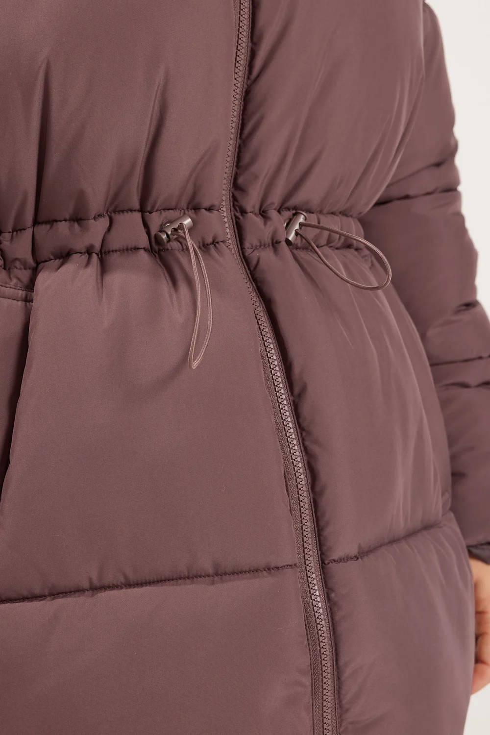 Yours Curve Pink Short Padded Jacket - 14 Image 4