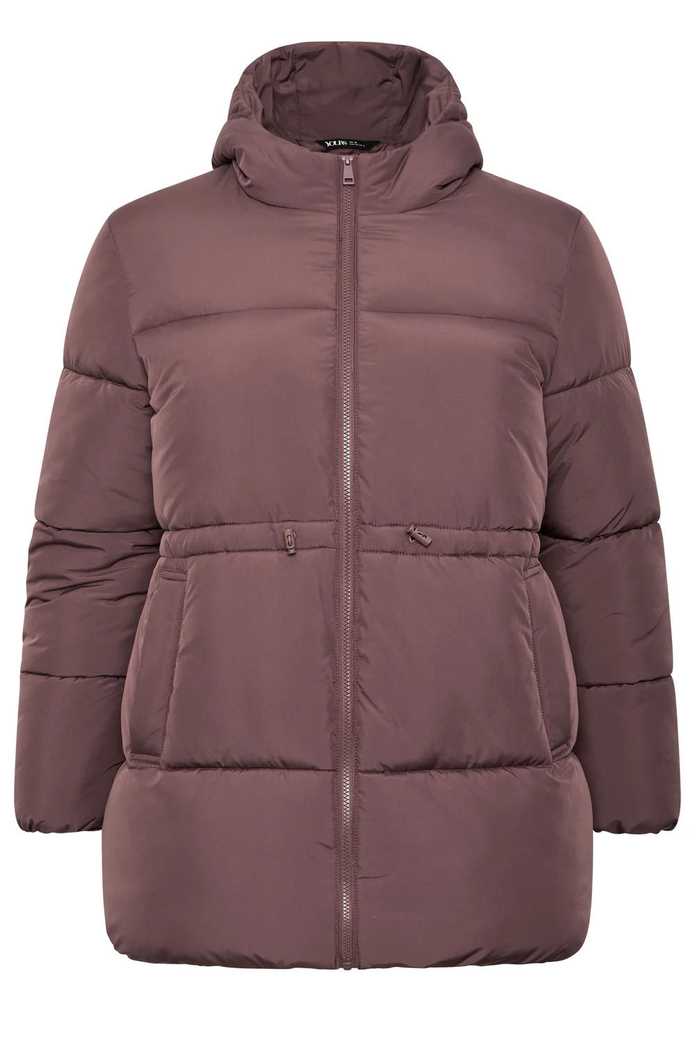 Yours Curve Pink Short Padded Jacket - 14 Image 5