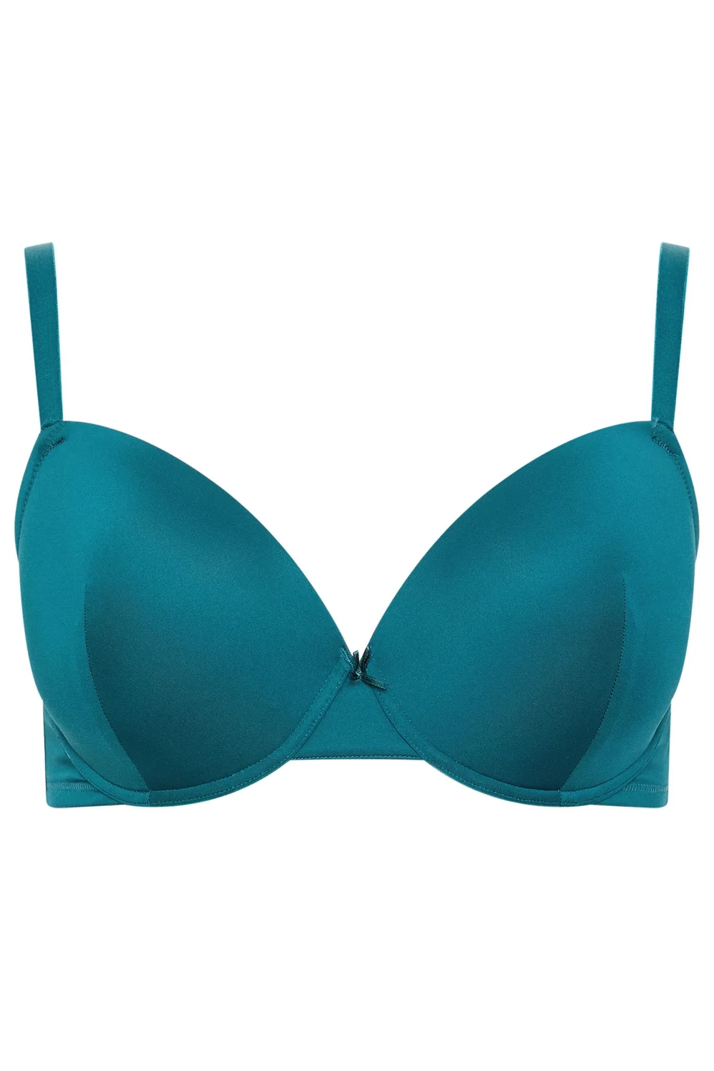 Yours Curve Teal Green Underwire T-Shirt Bra - 46F Image 5