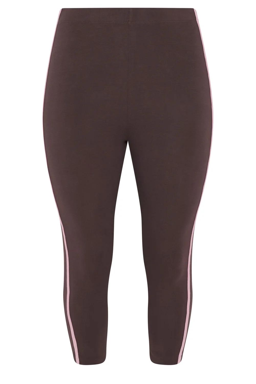 Yours Active Curve Chocolate Brown Cropped Leggings - 20 Image 5