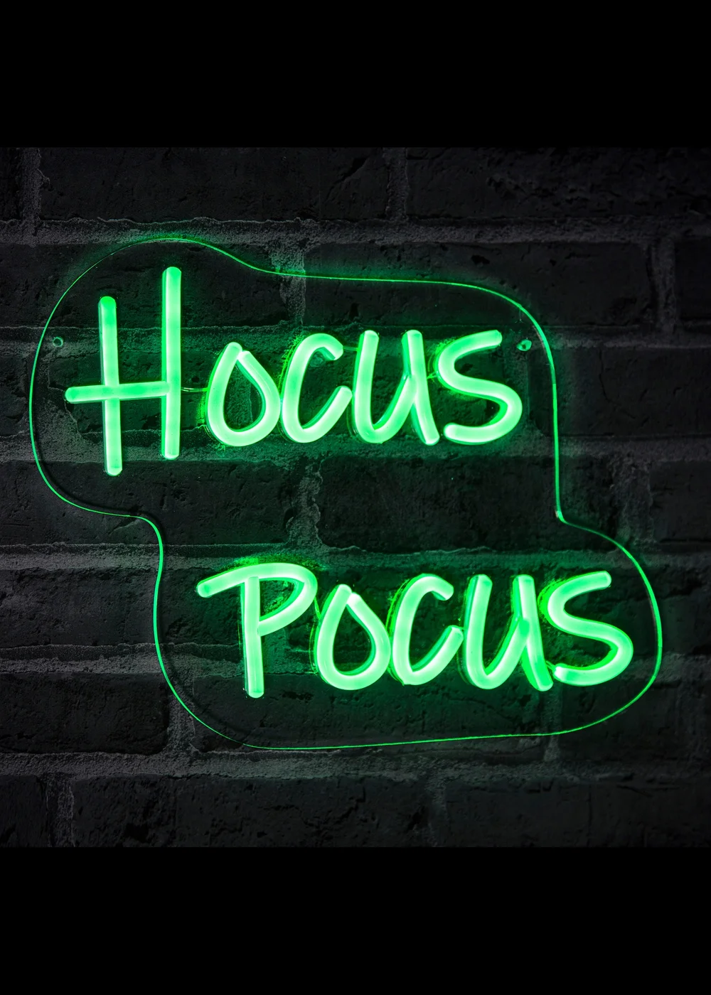 Premier Decorations LED Neon Hocus Pocus Wall Sign - One Size Image 1