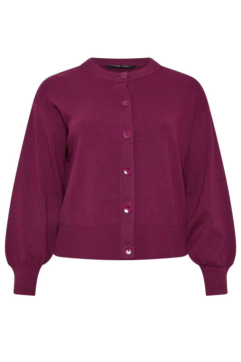 Yours Limited Curve Burgundy Red Cardigan - 26-28 Image 5