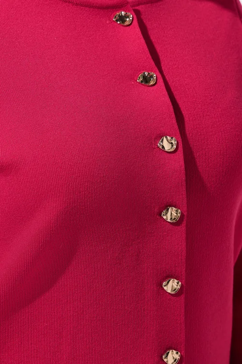 Yours Limited Curve Red Compacted Knit Cardigan - 12 Image 5