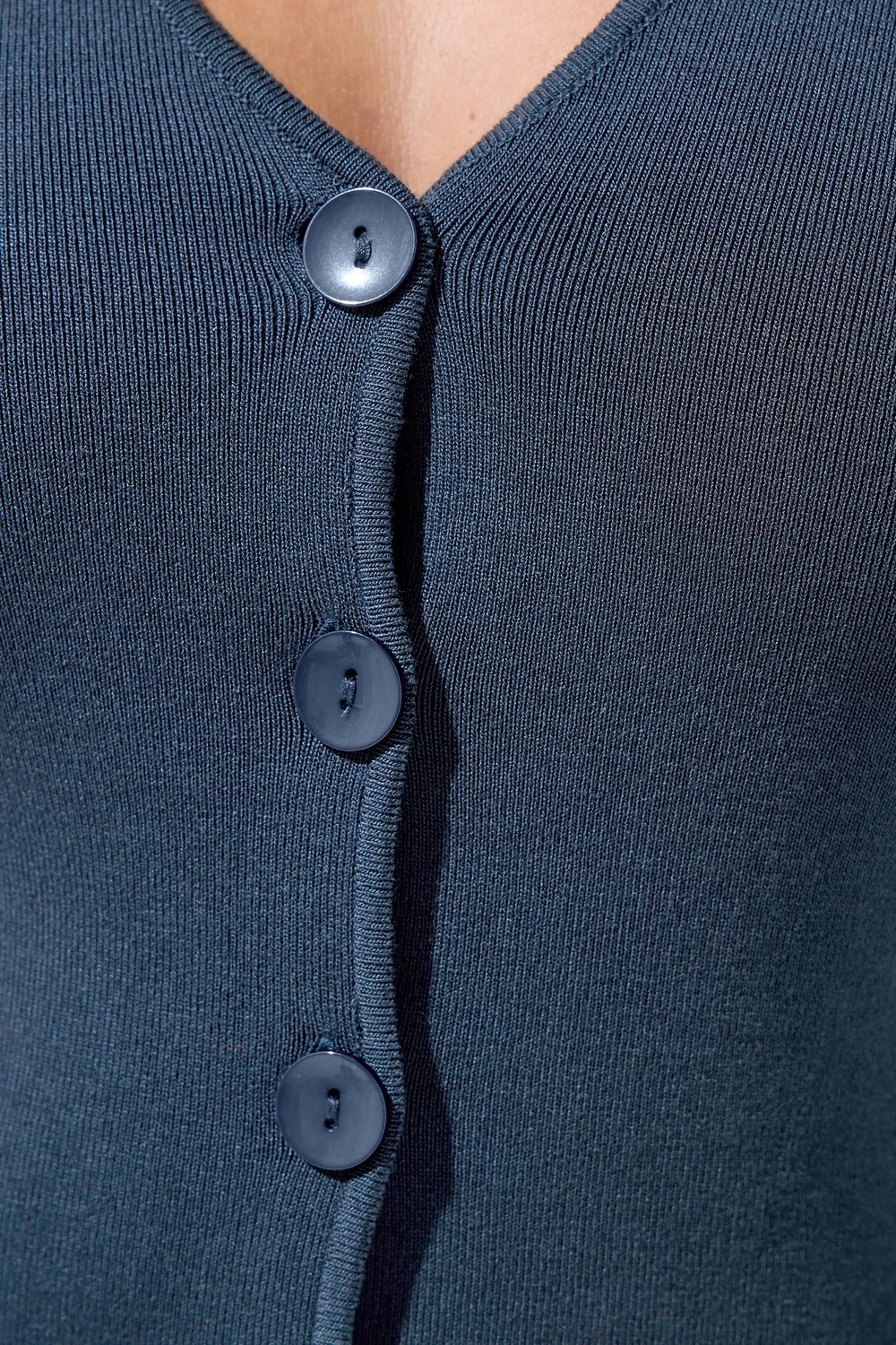 Yours Limited Curve Navy Blue Flare Hem Cardigan - 10-12 Image 4