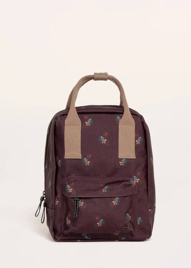 Brakeburn Plum Megan Hazelwood Printed Backpack