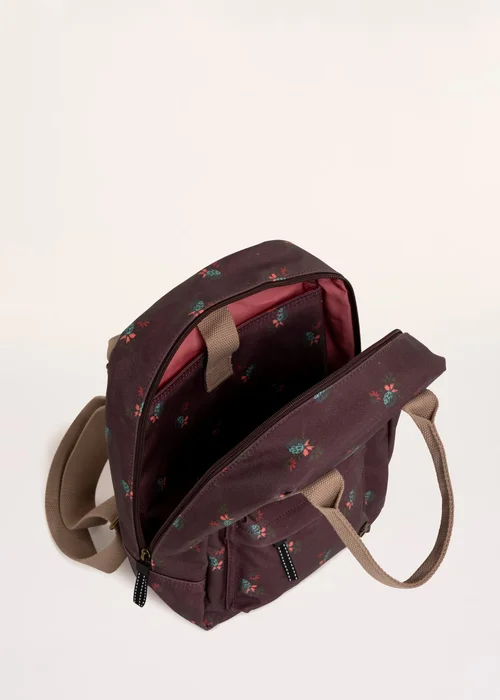 Brakeburn Plum Megan Hazelwood Printed Backpack - One Size Image 4