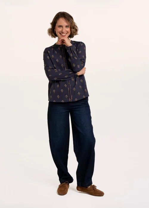 Brakeburn Navy Calista Blouse - 14 Image 5