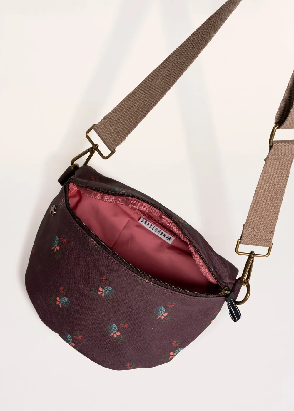Brakeburn Plum Harriet Hazelwood Printed Sling Bag - One Size Image 3