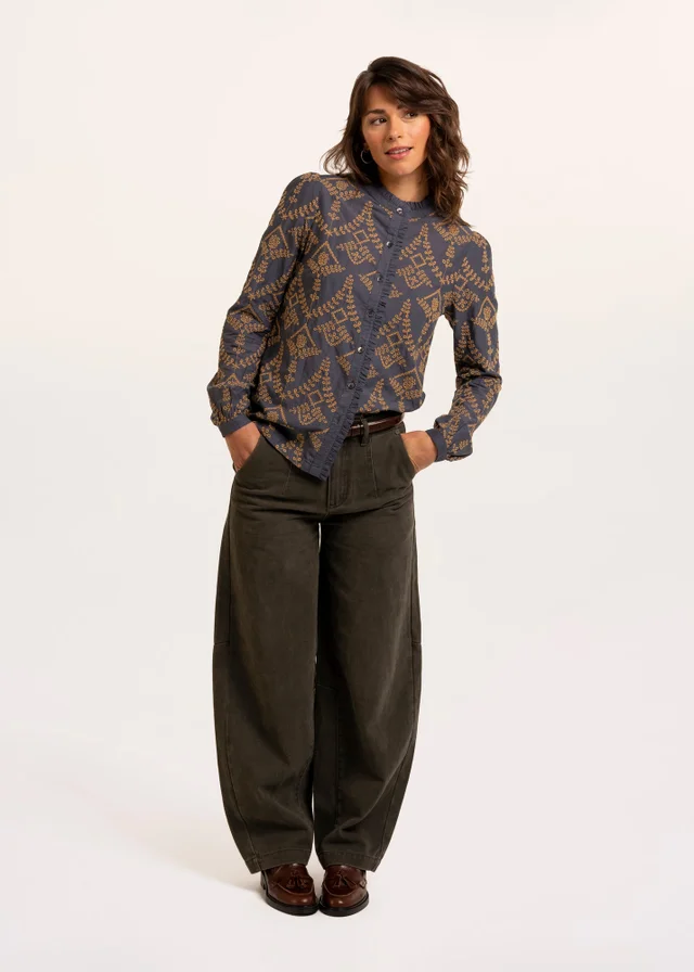 Brakeburn Blue Lena Blouse