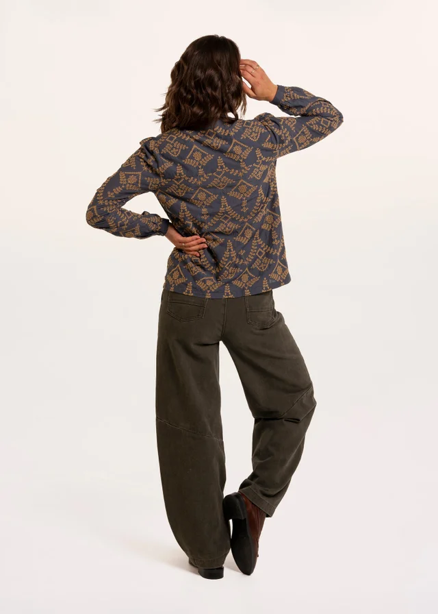 Brakeburn Blue Lena Blouse