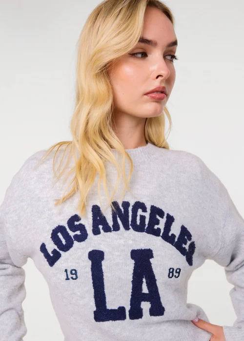 Pink Vanilla Grey Los Angeles Jumper - M/L Image 3