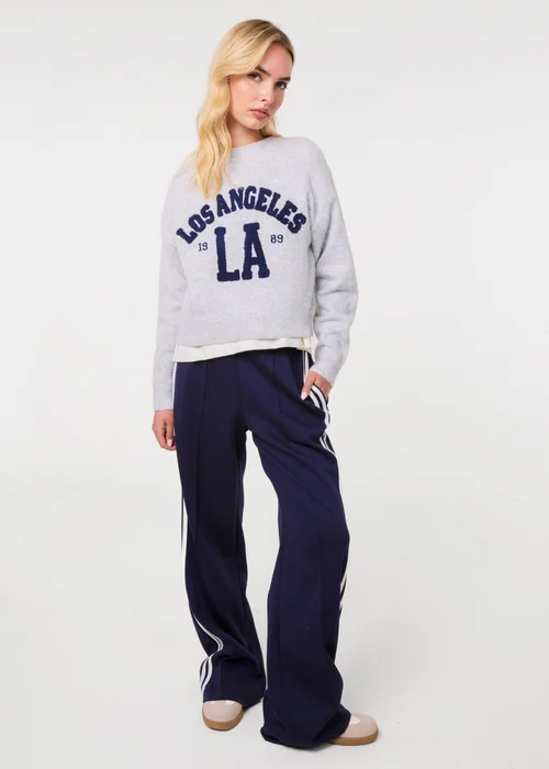 Pink Vanilla Grey Los Angeles Jumper - M/L Image 2