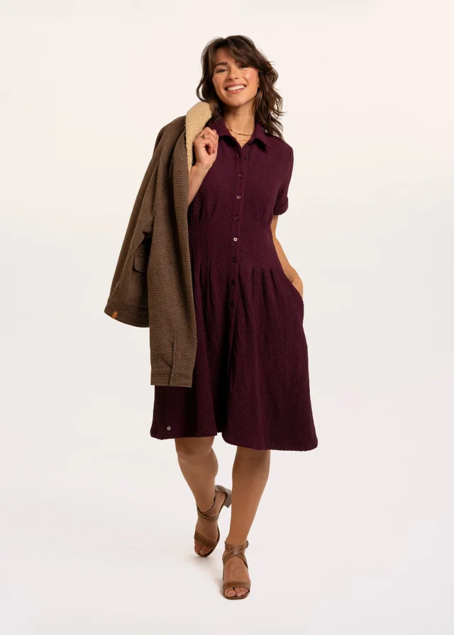 Brakeburn Burgundy Antonia Dress