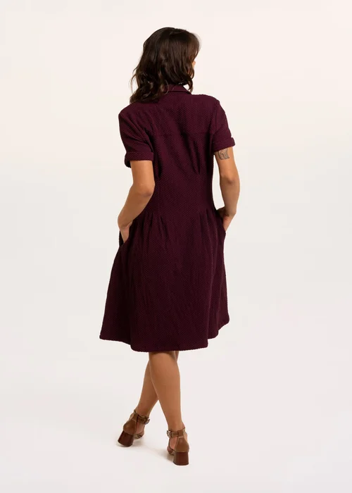 Brakeburn Burgundy Antonia Dress - 14 Image 2