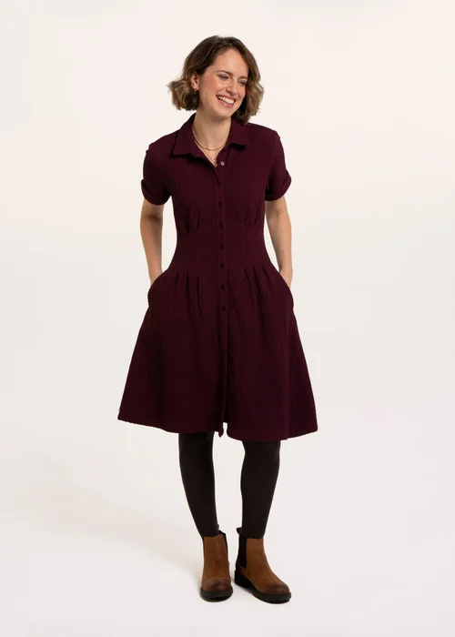 Brakeburn Burgundy Antonia Dress - 14 Image 5