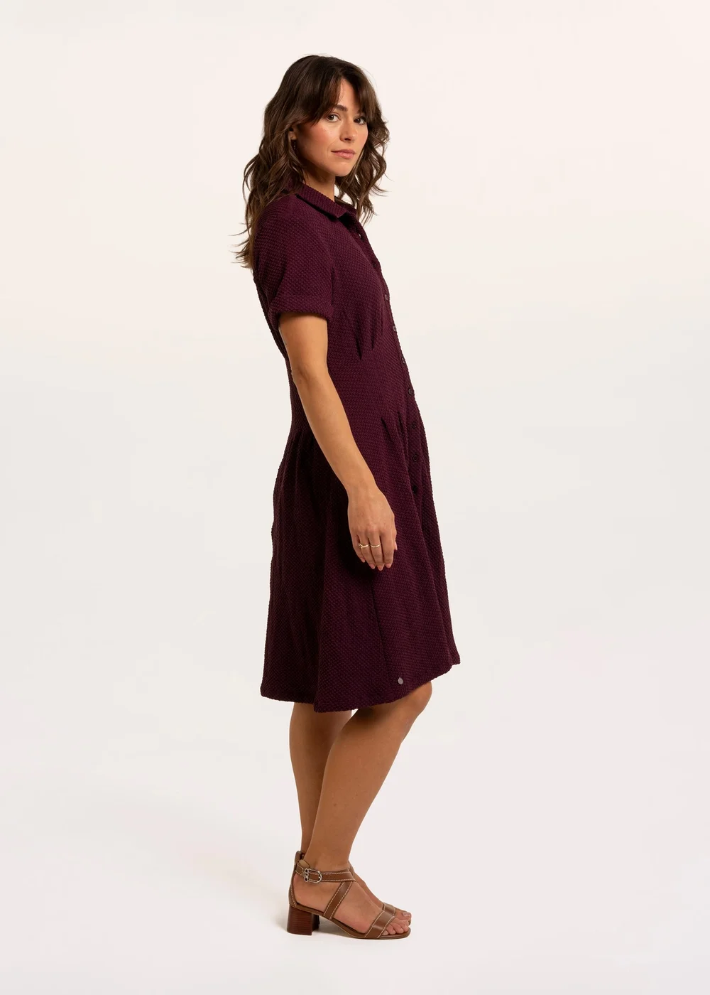 Brakeburn Burgundy Antonia Dress - 14 Image 3