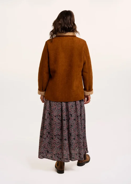 Brakeburn Brown Hawthorn Faux Suede & Shearling Coat - 14 Image 2