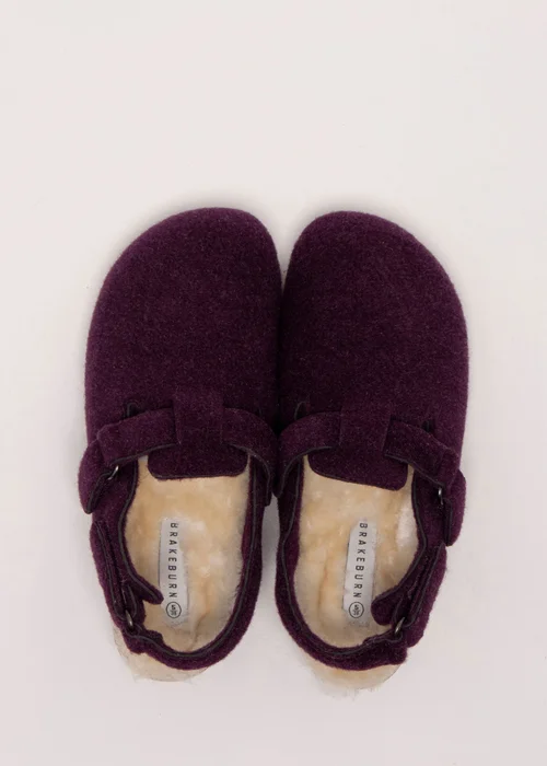 Brakeburn Burgundy Arctic Plush Slipper - 8 Image 3