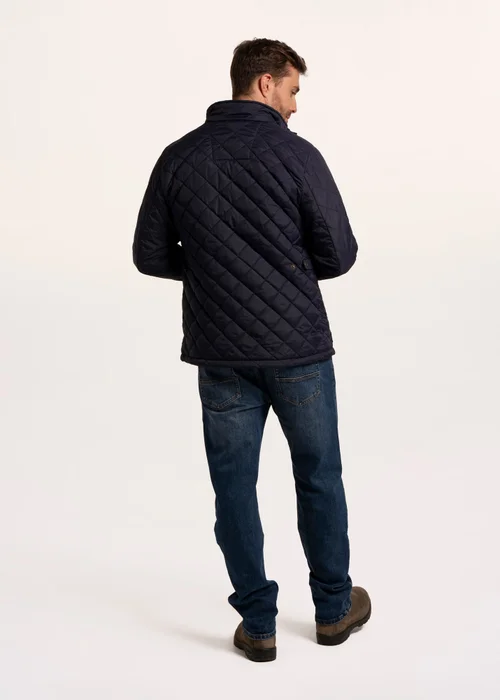 Brakeburn Navy Barons Diamon Quilted Jacket - S Image 2