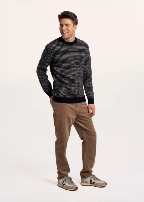 Brakeburn Navy Scandi Knitted Jumper - S Image 3