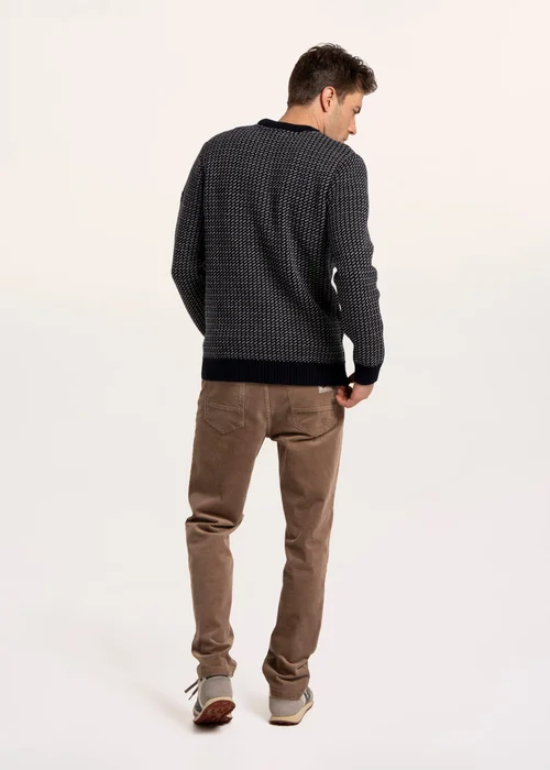 Brakeburn Navy Scandi Knitted Jumper - S Image 2