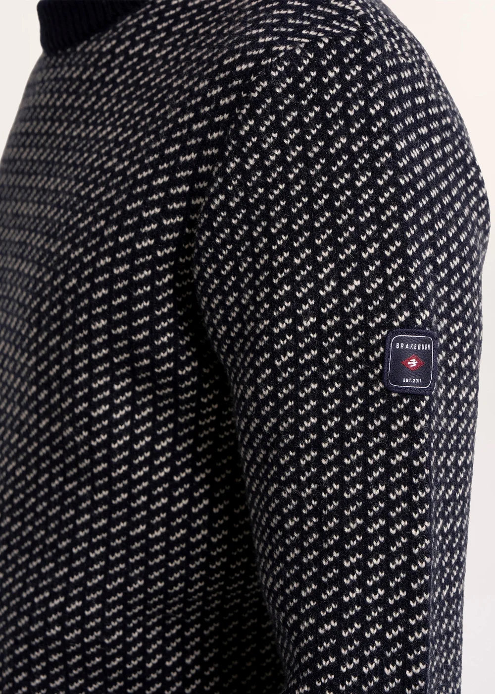 Brakeburn Navy Scandi Knitted Jumper - S Image 5
