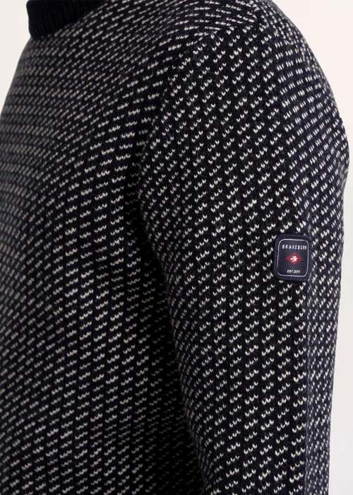 Brakeburn Navy Scandi Knitted Jumper - S Image 5