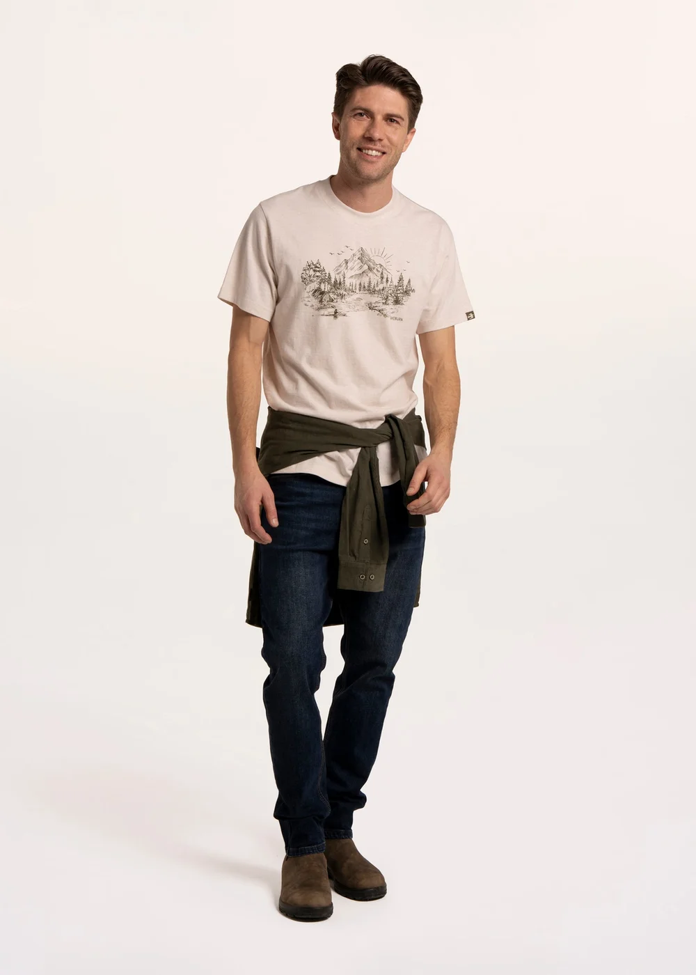 Brakeburn Beige Kensal Mountain Kayak T-Shirt - XL Image 5