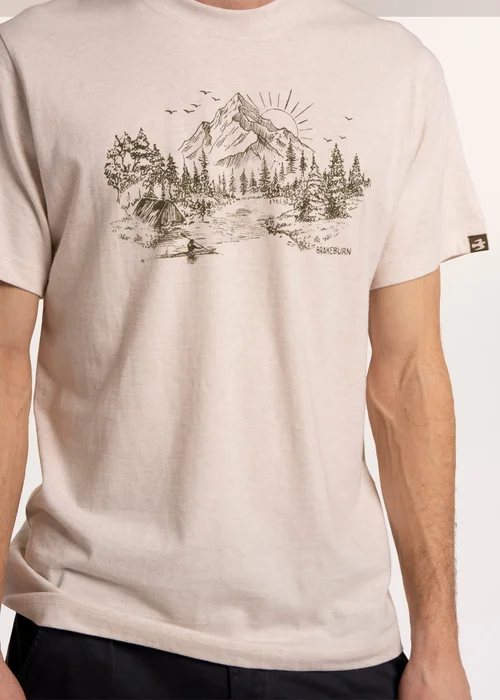 Brakeburn Beige Kensal Mountain Kayak T-Shirt - XL Image 4