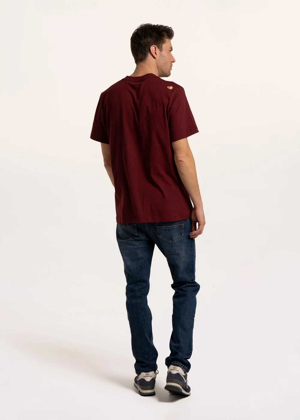 Brakeburn Burgundy Kenton Abstract Bike Landscape T-Shirt - 2XL Image 2