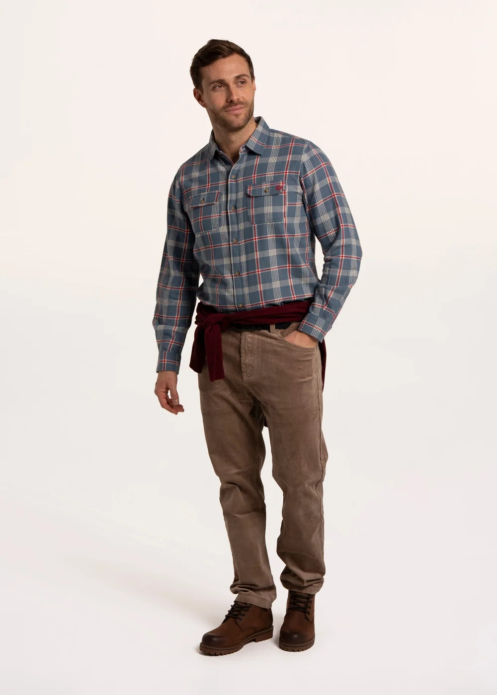 Brakeburn Green Goodge Check Shirt - L Image 1