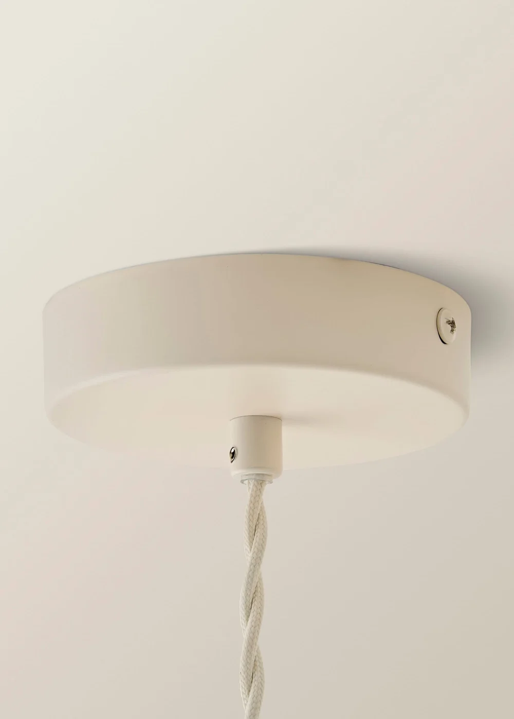 ValueLights Millie Cream Flower Scallop Ceiling Pendant - One Size Image 6