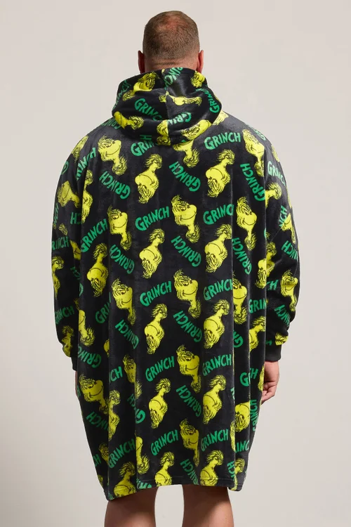 BadRhino Black Grinch Blanket Hoodie - 4XL/5XL Image 3