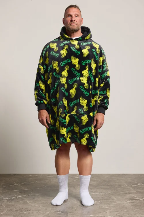 BadRhino Black Grinch Blanket Hoodie - 4XL/5XL Image 2
