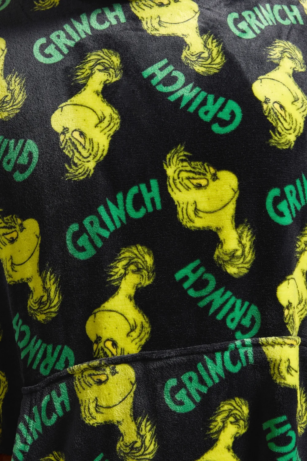 BadRhino Black Grinch Blanket Hoodie - 4XL/5XL Image 4