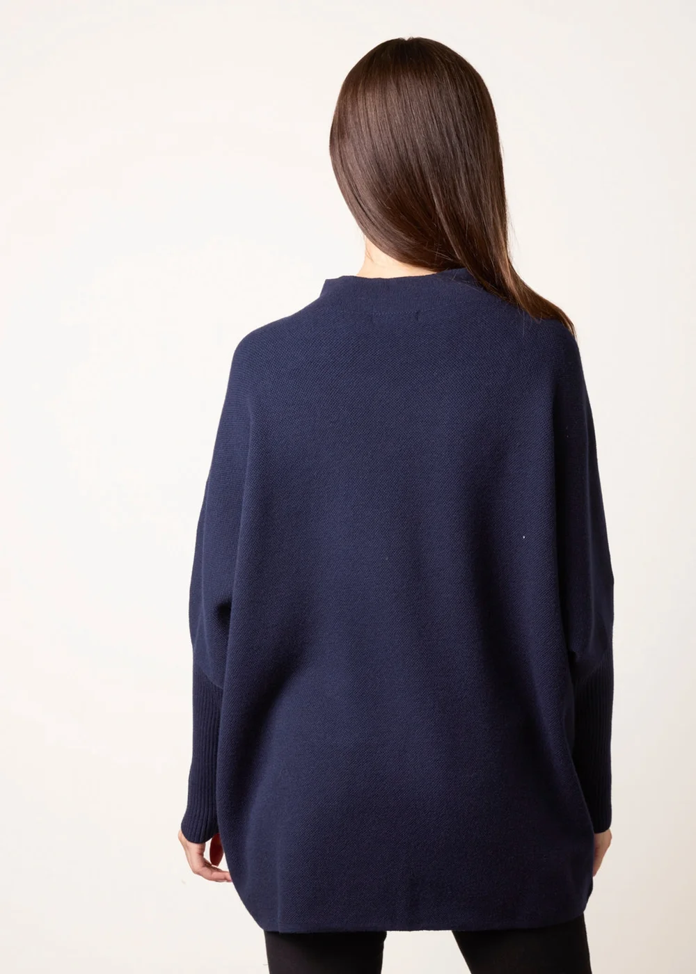 Blue Vanilla Navy Long Sleeve Military Button Jumper - S/M Image 4