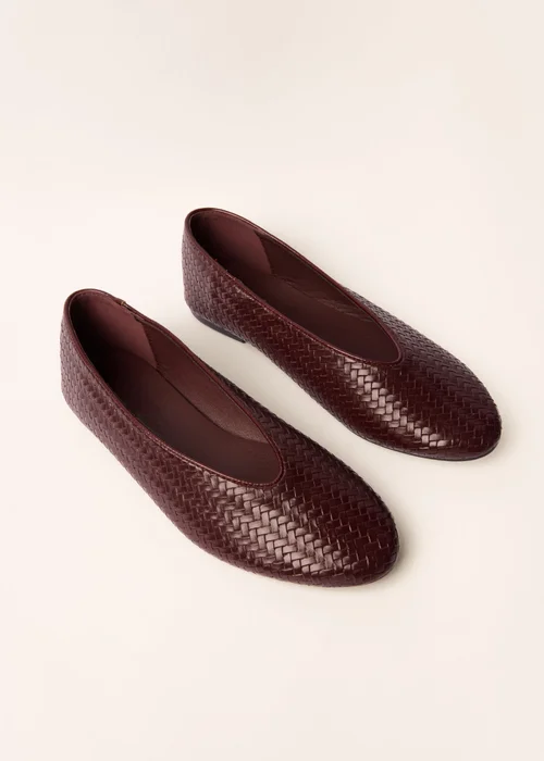 Blue Vanilla Red Woven Ballet Pumps - 7 Image 1