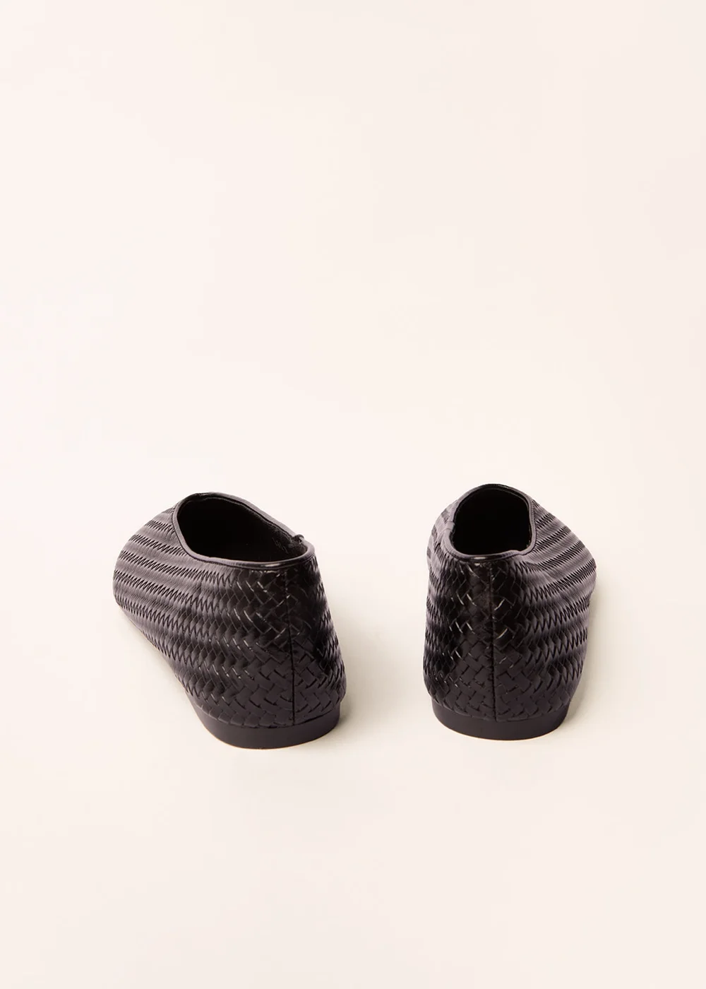 Blue Vanilla Black Woven Ballet Pumps - 3 Image 4