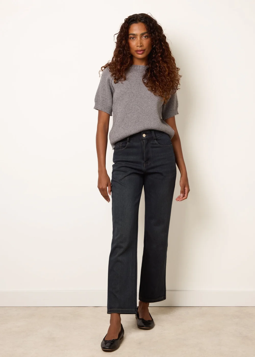 Blue Vanilla Navy Straight Leg Jeans - M Image 2