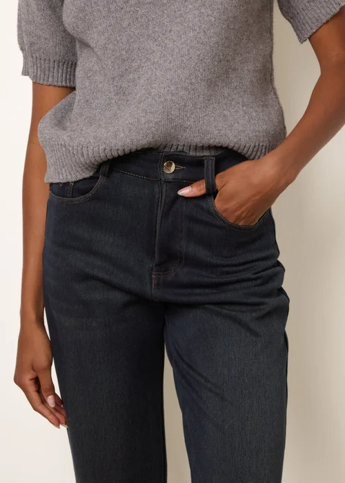 Blue Vanilla Navy Straight Leg Jeans - M Image 3