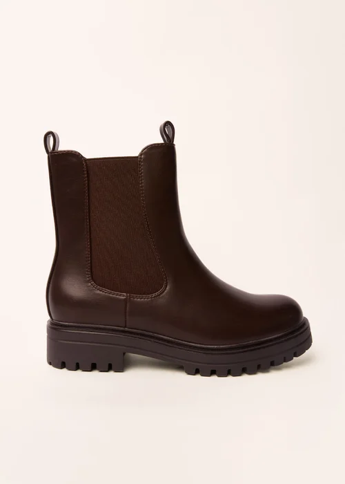 Blue Vanilla Brown Chunky Chelsea Boots - 3 Image 3