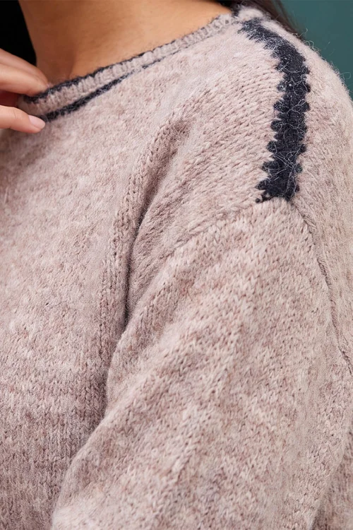 Roman Stone Petite Contrast Jumper - 14 Image 4