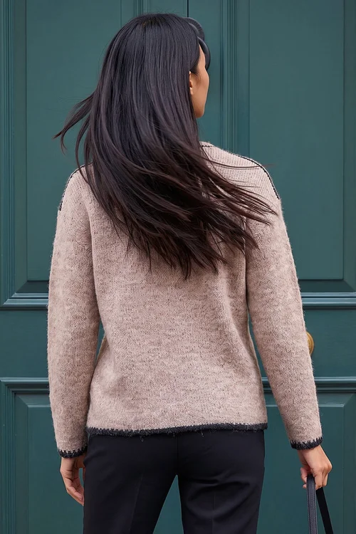Roman Stone Petite Contrast Jumper - 14 Image 3